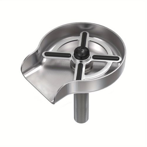 1pc Kitchen Sink Glass Rinser; Faucet Glass Rinser For Kitchen Sinks; Bottle Washer; Kitchen Sink Accessories; Stainless Steel 304; Brush Nickel 1pc Kitchen Sink Glass Rinser; Faucet Glass Rinser For Kitchen Sinks; Bottle Washer; Kitchen Sink Accessories; Stainless Steel 304; Brush Nickel